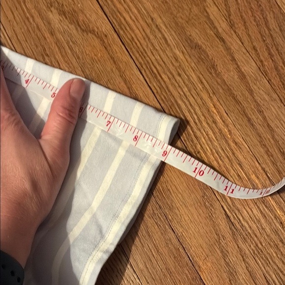 Denver Hayes White Striped Midi Dress - Picture 12 of 12